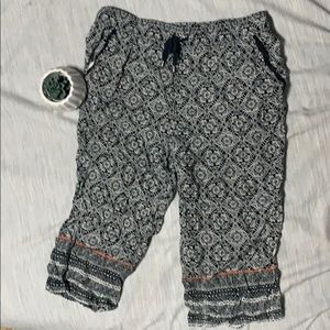 Anthropologie boho capris